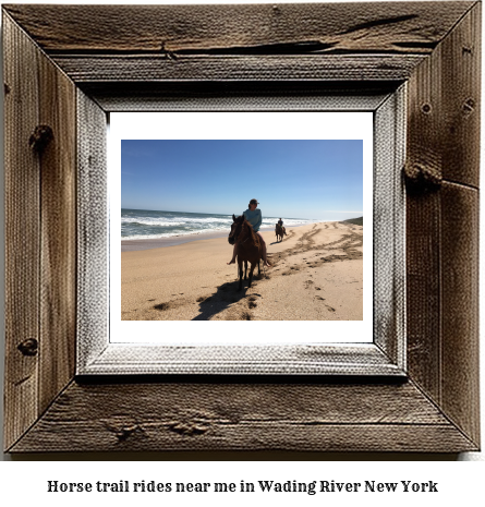 horse trail rides near me in Wading River, New York